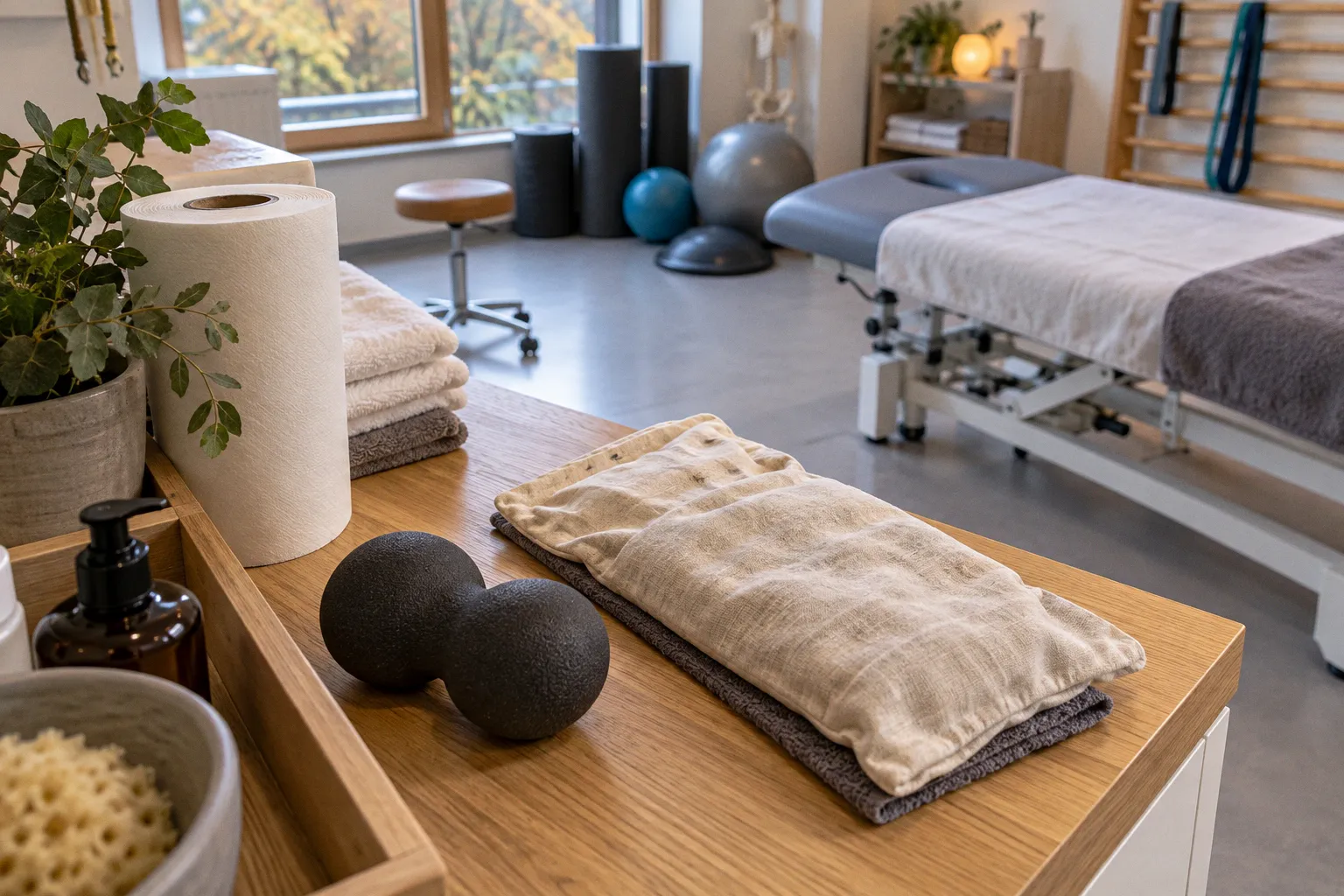 Faszienrolle oder Massageball bei Nackenschmerzen